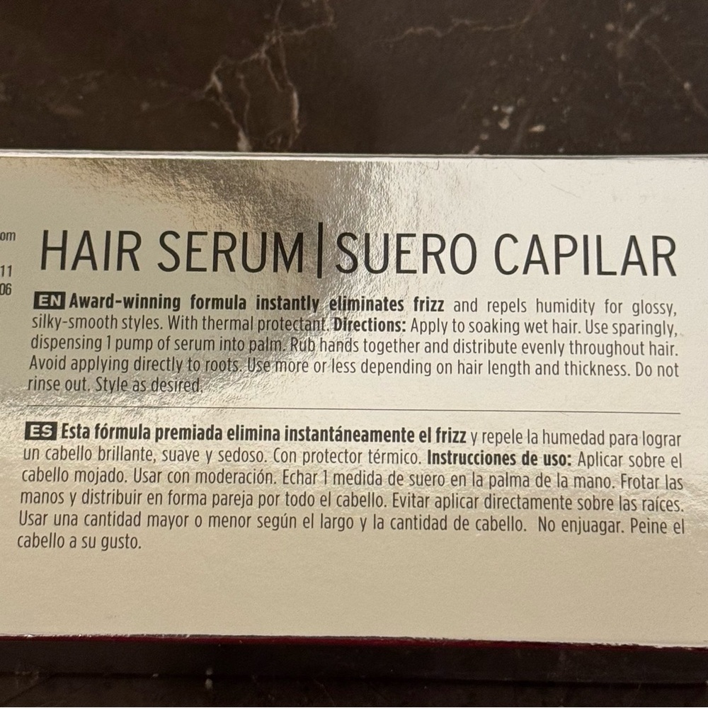 John Frieda Frizz-Ease Original Hair Serum 1.69oz Medium-Coarse Hair NEW in box - Picture 2 of 2
